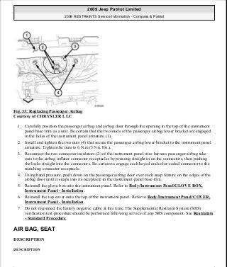 Manuales de reparaciones jeep compass y patriot limited 2007-2009