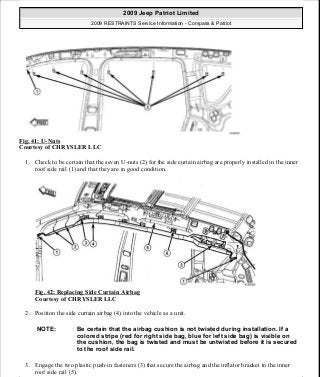 Manuales de reparaciones jeep compass y patriot limited 2007-2009