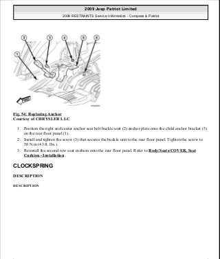 Manuales de reparaciones jeep compass y patriot limited 2007-2009