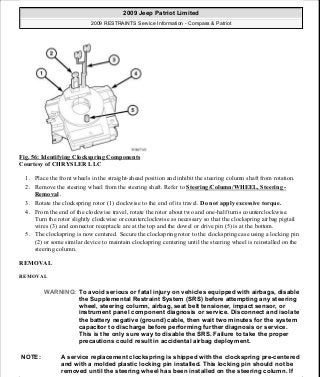 Manuales de reparaciones jeep compass y patriot limited 2007-2009