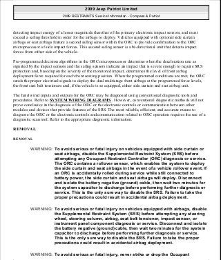 Manuales de reparaciones jeep compass y patriot limited 2007-2009