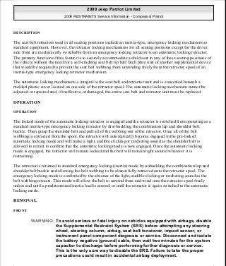 Manuales de reparaciones jeep compass y patriot limited 2007-2009