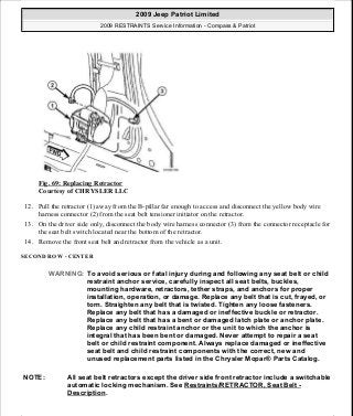 Manuales de reparaciones jeep compass y patriot limited 2007-2009