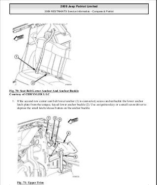 Manuales de reparaciones jeep compass y patriot limited 2007-2009