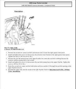 Manuales de reparaciones jeep compass y patriot limited 2007-2009