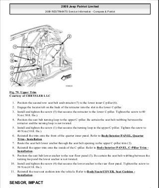 Manuales de reparaciones jeep compass y patriot limited 2007-2009