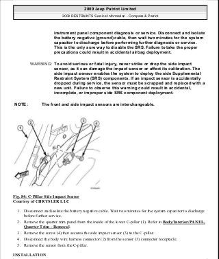 Manuales de reparaciones jeep compass y patriot limited 2007-2009