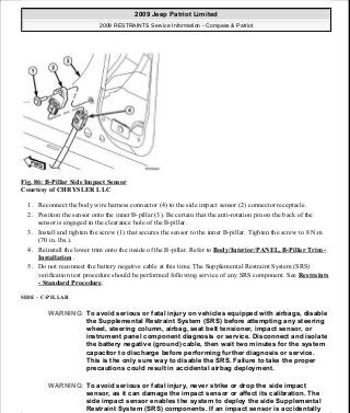 Manuales de reparaciones jeep compass y patriot limited 2007-2009