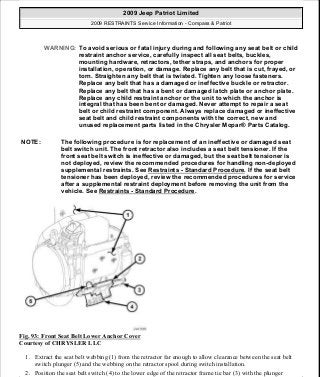 Manuales de reparaciones jeep compass y patriot limited 2007-2009