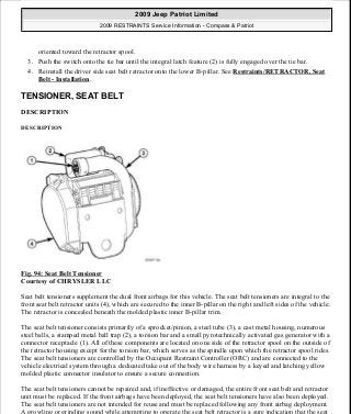 Manuales de reparaciones jeep compass y patriot limited 2007-2009