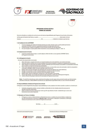 Manual do Gerenciado da Sala de Internet – BlueControl
          ©Copyright 2008 – 2009 | Manual produzido por FDE/MStech®
FDE – A escola em 1º lugar                                            72
 