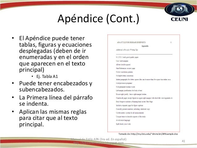 Que Es El Apendice De Un Libro