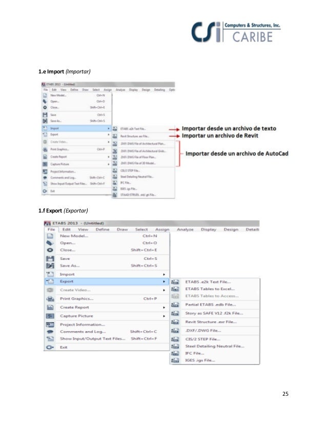 Import From Autocad To Etabs Tutorials