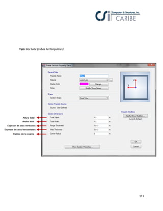 113
Tipo: Box tube (Tubos Rectangulares)
 