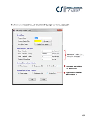 179
Si seleccionamos la opción de Add New Property (Agregar una nueva propiedad)
 
