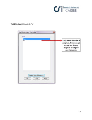189
7.c.10 Pier Label (Etiqueta de Pier)
 
