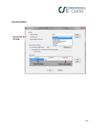261
Para Casos Estáticos
 