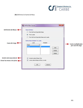265
20) Definimos la Fuente de Masa
 