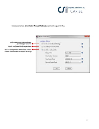 6
Si seleccionamos New Model (Nuevo Modelo) seguimos la siguiente Ruta
 