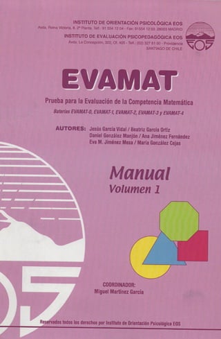 Manual evamat vol.1