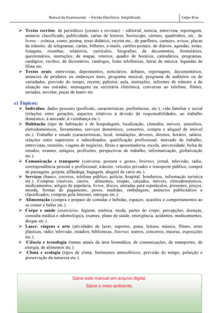 Manual examinando celpebras