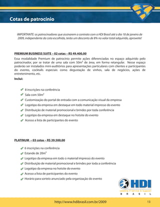 Manual do Expositor HDI 2009