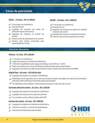 Manual do Expositor HDI 2009