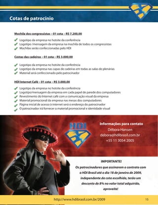 Manual do Expositor HDI 2009