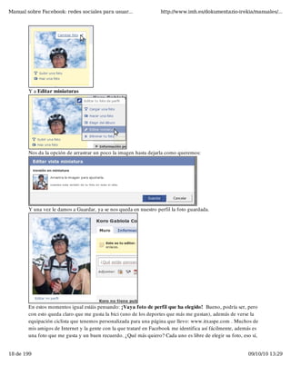 Manual sobre Facebook: redes sociales para usuar...                http://www.imh.es/dokumentazio-irekia/manuales/...




...