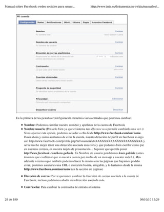 Manual sobre Facebook: redes sociales para usuar...               http://www.imh.es/dokumentazio-irekia/manuales/...




 ...