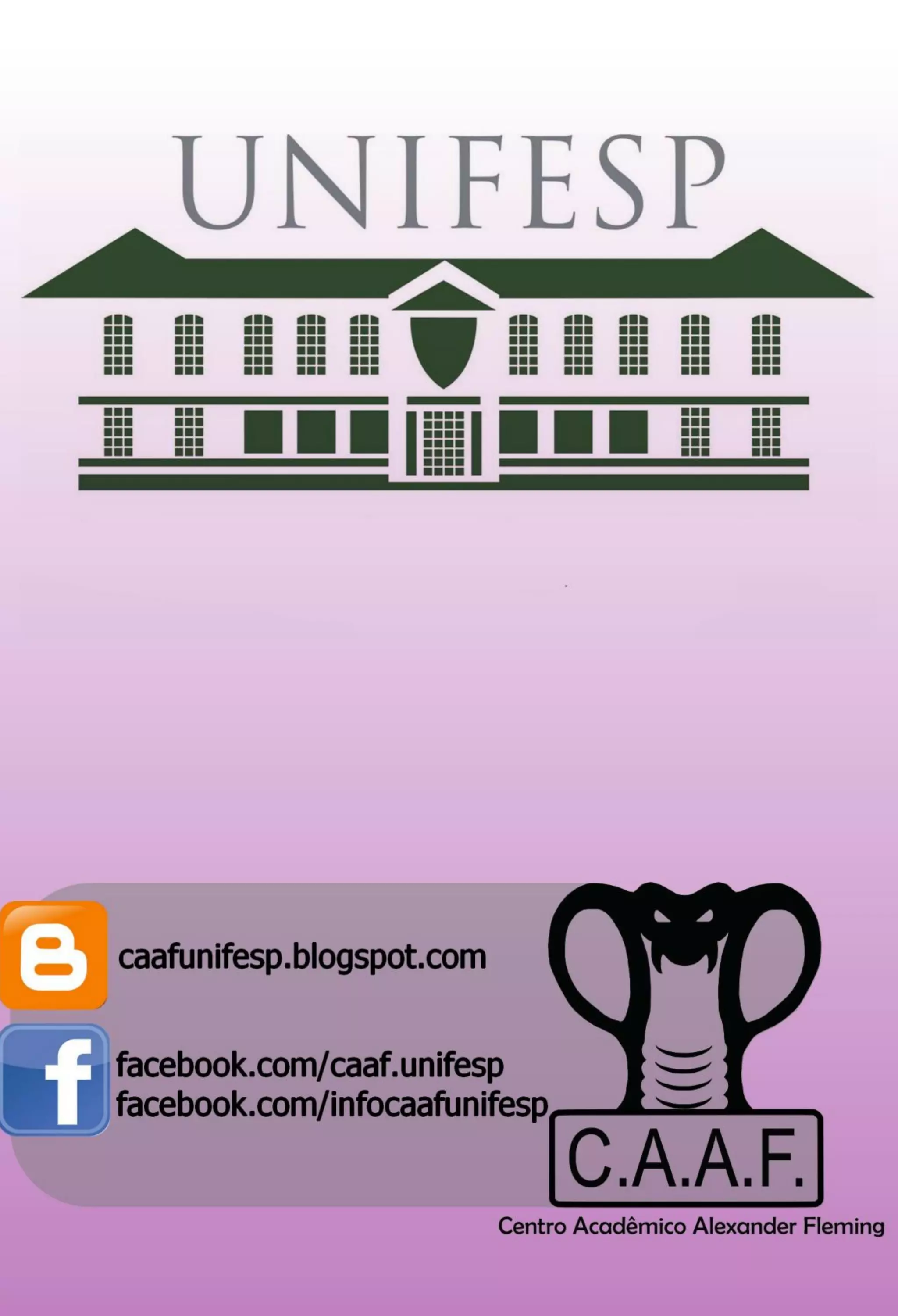 Manual do Bixo - UNIFESP, Farmácia 2014