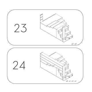 23
24
g3 - g4
e8 - e1 - e3 - e2
 