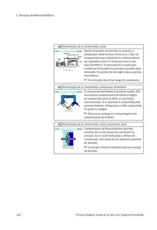 Discuta os métodos de acionamento e
acionamento de retorno.
228 © Festo Didactic GmbH & Co. KG e Art Systems • FluidSIM
 