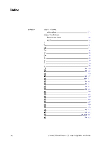 C. Pesquisa de Material Didático
28.2 Circuito com sobreposição de sinais
A primeira condição de sobreposição ocorre no
início. Os sinais de pilotagem na válvula 1V2
provenientes das válvulas 1S3 e 1S2 são opostos.
A válvula biestável não se move por causa da
sobreposição.
 