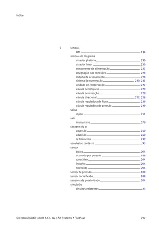 Mostre as animações do próximo tópico.
39..
Alimentação de ar comprimido, válvula reguladora de pressão
com orifício de escape
Se a pressão no lado secundário aumenta
signiﬁcativamente, a parte central do diafragma
abre e o ar comprimido pode sair para a atmosfera
através dos orifícios de escape do corpo.
 