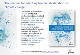 Manual for adapting tourism destinations to climate change | PDF