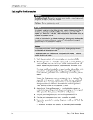 Reposition Generators Manual tecnico de electrobisturi force | PDF