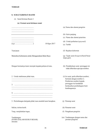 Manual Format Dan Contoh Penulisan Esei Berformat Bm P2 2017