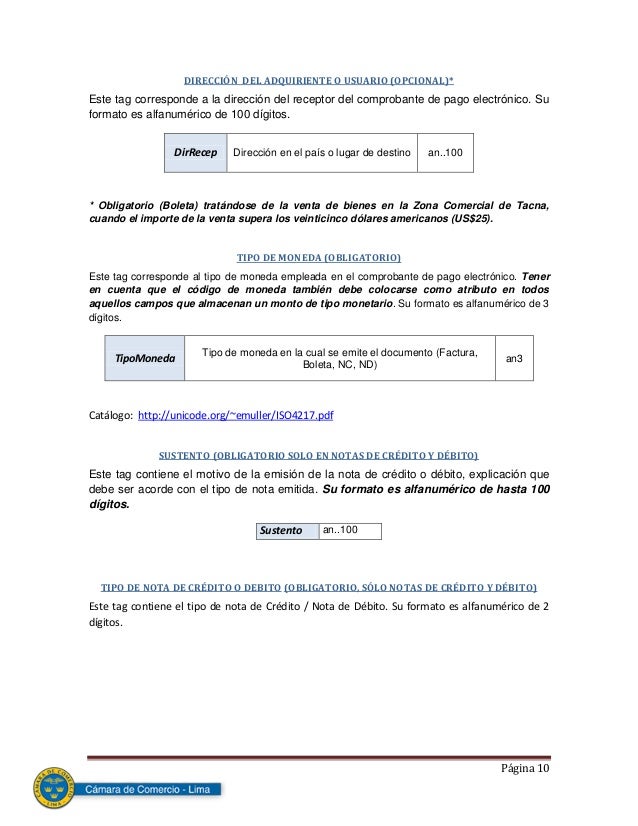 manual formato para facturacion