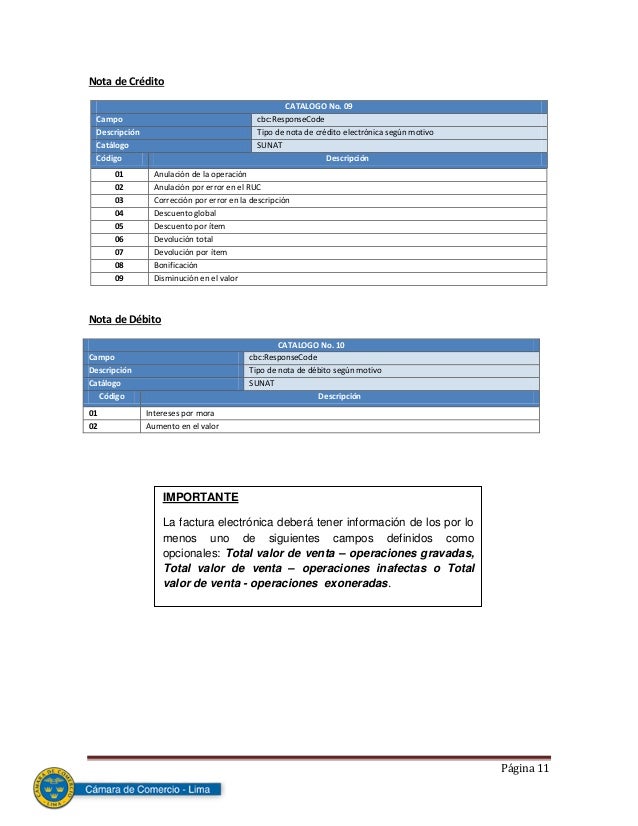 formato nota de credito