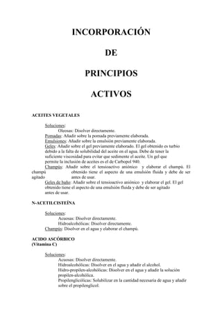 2/'5($0                            (PXOVLyQZRDQLyQLFD           0DRUHVWDELOLGDGPHQRV
9$6(/,1$'2                             3RUVXDOWRFRQWHQLGRHQ       HQUDQFLDEOHTXHHOROG
9DVHOLQDOtTXLGDJ       YDVHOLQDHOHIHFWRRFOXVLYR   FUHDPDQWHULRU
HUDEODQFDJ     HVPDRUPiVSHUVLVWHQWH      0LVPDVLQFRPSDWLELOLGDGHV
$OFRKROFHWtOLFRJ    TXHHOGDGRSRUHOROG
%RUDWRVyGLFRJ      FUHDPDQWHULRU
$JXDGHURVDVJ
(VHQFLDGHURVDVFV
2/'5($0                           (PXOVLyQZRQRLyQLFD          /DVXVWLWXFLyQGHOEyUD[SRU
12,Ï1,2                              UHPDGHDOWDFRQVLVWHQFLD      HOHPXOJHQWHQRLyQLFR
(VSHUPDGHEDOOHQDJ          SHURIiFLOPHQWHH[WHQVLEOH     6SDQ 