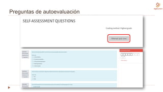 Preguntas de autoevaluación
 