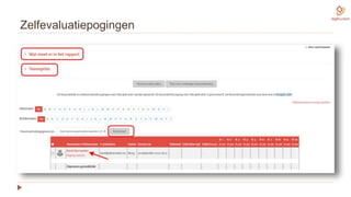 Zelfevaluatiepogingen
 
