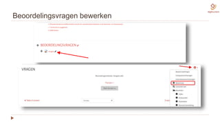 Beoordelingsvragen bewerken
 