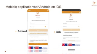 Mobiele applicatie voor Android en iOS
 Android  iOS
 