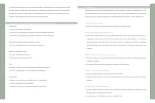 As indústrias galvanotécnicas devem priorizar a elaboração e implantação deste programa em decorrência
de ruído acima do nível de ação e da exposição do trabalhador aos produtos químicos. Já as indústrias de
folheados devem atender este programa quando apresentarem em seu ambiente de trabalho os riscos as-
sociados ao desencadeamento e/ou agravamento de perda auditiva.
3.5.1 Principais Competências e Responsabilidades dos Profissionais Envolvidos
Coordenador
Gerenciar as atividades do programa.
Estimular a conscientização do empresário quanto à necessidade de controle.
Monitorar os riscos prejudiciais à audição e os benefícios a serem alcançados.
Profissionais de higiene, segurança e saúde no trabalho
Fornecer embasamento técnico e treinamentos específicos.
Chefes e encarregados de setor
Fornecer informações necessárias.
Participar na implementação do PCA.
CIPA
Atuar em conjunto com os profissionais responsáveis pelo programa.
Envolver os trabalhadores em suas medidas e ações benéficas.
Trabalhadores
Expressar seus conhecimentos e idéias sobre os riscos à audição.
Utilizar as medidas de controle adotadas.
Colaborar com a política e os procedimentos referentes ao PCA.
3.5.2 Estrutura
O programa deve considerar em sua implantação o porte da empresa, o número de trabalhadores e a natu-
reza das atividades, estimulando uma cultura de segurança em que o próprio trabalhador tenha consciência
da proteção de sua audição e melhoria das condições ambientais. Os requisitos a serem atendidos são:
Avaliação inicial do programa
Verificar as medidas de controle existentes na empresa com relação aos riscos.
Avaliação da exposição do trabalhador ao risco
Determinar a natureza dos riscos e quais trabalhadores estão expostos. Na indústria galvanotécnica, os
trabalhadores estão expostos a ruídos do tipo contínuo, provenientes das operações com polimento,
secagem das peças, queda de peças e dos motores presentes no ambiente de trabalho. Os produtos
químicos utilizados no processo industrial devem ser monitorados a fim de verificar se apresentam riscos
à audição.
Medidas de controle organizacionais e ambientais
Promover mudanças nos esquemas de trabalho ou nas operações para reduzir a exposição dos agentes
prejudiciais à audição.
As medidas ambientais devem neutralizar ou amenizar os riscos à audição.
Avaliação e monitoramento audiológico
Realizar avaliações auditivas como indicador da eficácia do PCA.
Detectar alterações mínimas nos limiares auditivos, fornecendo parâmetros para impedir que a alteração
progrida.
Avaliação do uso de protetores auditivos
Quando medidas de proteção coletiva contra o ruído forem inviáveis, insuficientes ou estiverem em fase
de implantação, utilizar protetores auditivos.
Uso do protetor como medida temporária ou complementar.
|manualdesegurançaesaúdenotrabalho|indústriagalvânica|programaseações|
|páginas190e191|
 