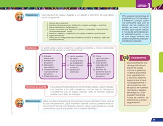 ¡Expresémonos!
Participemos
y
vivamos
en
democracia
89
Capítulo 3
Preparemos Una solicitud de apoyo dirigida a un aliado o donante, la cual debe
incluir lo siguiente:
Declaremos
El conocimiento nos
da seguridad para
hacer las cosas.
Vamos a gestionar
nuestros proyectos
con organización
y técnica. Estamos
seguros que lo que
nos proponemos lo
alcanzaremos con
el apoyo de nuestros
donantes y aliados
estratégicos. ¡Sí se
pueden hacer las
cosas, es cuestión de
esforzarnos y darles
seguimiento!
Diseñemos Un perfil básico para presentar nuestros proyectos y hacer solicitudes
específicas de apoyo, el cual debe incluir:
Tomemos en cuenta Para esta actividad el docente/facilitador asesor, debe trabajar
con nosotros y también debemos conocer bien la necesidad
o problema que se desea resolver. (Esto lo hicimos cuando
realizamos el plan de trabajo).
Reflexionemos ¿Qué sucede si solicitamos donaciones o apoyo sin tener claro qué es
lo que necesitamos? ¿Qué impresión damos cuando presentamos un
documento formal para solicitar apoyo? ¿Qué organizaciones a nivel
comunitario y local se pueden unir a nuestro esfuerzo?
1. Fecha de la solicitud.
2. Nombre de la persona o institución a quien se dirige la solicitud.
3. Breve descripción del proyecto.
4. Apoyo concreto que se solicita (dinero, materiales, capacitación,
acompañamiento, otros).
5. Persona, teléfono y dirección con quien pueden comunicarse.
6. Agradecimiento.
7. Firma de los integrantes del Gobierno Escolar y el director. Sello del
establecimiento.
1. Entidad
solicitante:
2. Nombre del
proyecto:
3. Ubicación
geográfica:
4. Otras entidades
que apoyan el
proyecto:
5. Presentado por:
6. Fecha prevista
de inicio:
7. Fecha prevista
de finalización:
8. Costo total del
proyecto:
9. Aportación
solicitada:
10. Otras
aportaciones
disponibles:
11. Descripción
resumida del
proyecto:
12. Número de
personas que se
benefician del
proyecto:
Otra experiencia exitosa es
ladelInebporCooperativa
El Adelanto, Jutiapa, quien
nos comparte que con el
apoyo de los padres de
familia, se crea un fondo
semilla, que hacen crecer
a través de actividades en
el establecimiento y con
el que luego realizan los
proyectos planificados por
el Gobierno Escolar.
 