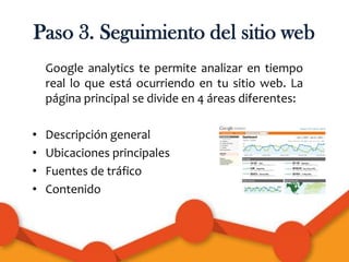 Manual google analytics | PPTX
