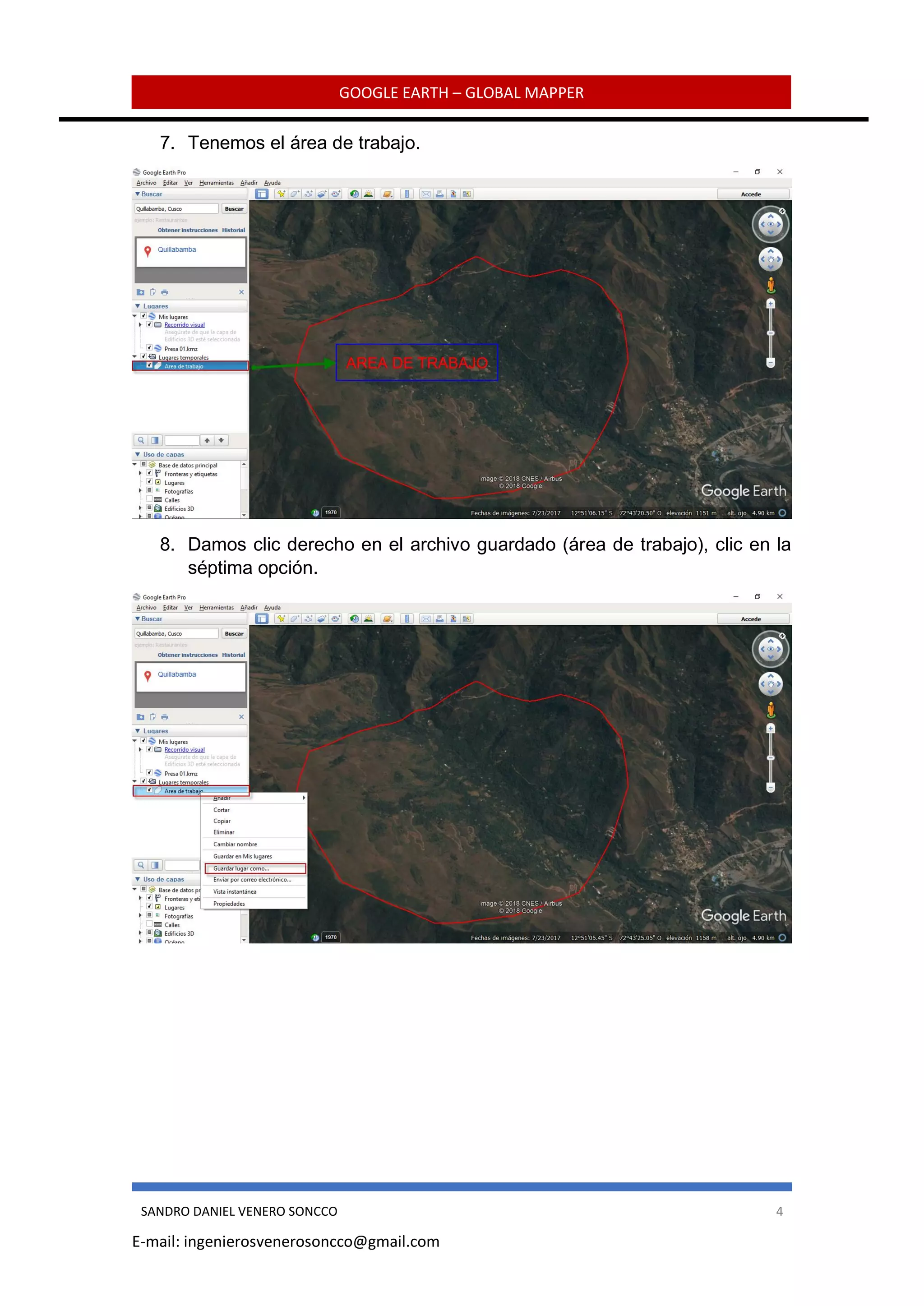 Manual google earth pro global mapper 2019 PDF