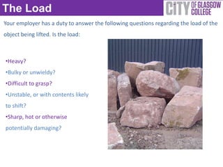 Heavy Loads Questions Manual Handling | PPTX
